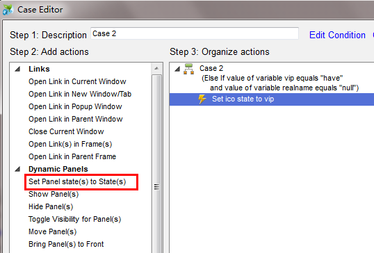 AXURE 原型设计教程2——变量控制不同场景的交互演示